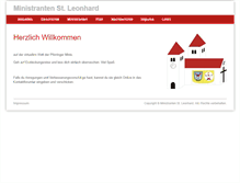 Tablet Screenshot of ministranten.pfoerring.de